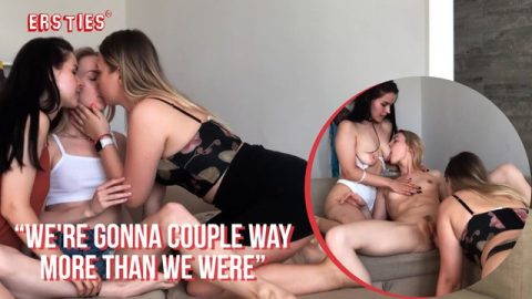 Ersti - three sexy girls have a hot lesbian threesome